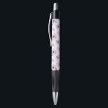 Romantic Floral Pattern Pen<br><div class="desc">Afbeelding van Anastasiya Bleskina | Shutterstock Afbeelding-ID: 1007238763 | Dit patroon heeft roze en paarse pastelbloemen.</div>