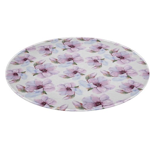 Romantic Floral Pattern Snijplank (Hoek)