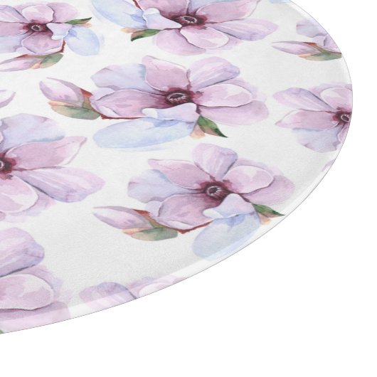 Romantic Floral Pattern Snijplank (Hoek)