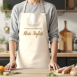 Romantic Floral Salon Hair Stylist Schort<br><div class="desc">This elegant design features a soft vintage floral pattern paired with a refined ornamental frame, creating a timeless and feminine aesthetic. Delicate blush roses, subtle greenery, and classic botanical details give the design a romantic, boutique-inspired look that feels both professional and stylish. The soft neutral palette and elegant typography make...</div>