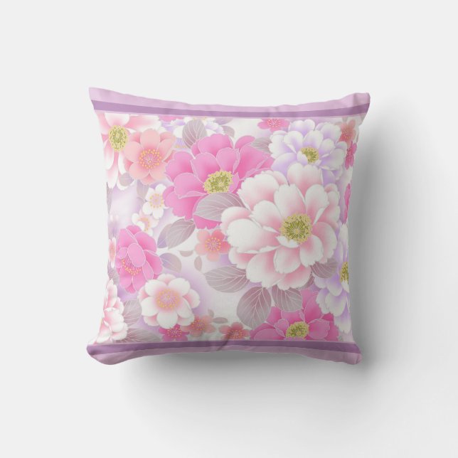 Romantic Floral Sierkussen (Voorkant)