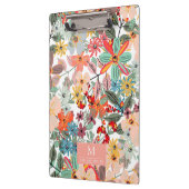 Romantic Floral soft Pink Green Pach Classic Klembord (Links)