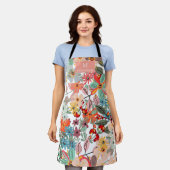 Romantic Floral soft Pink Green Pach Classic Schort (Gedragen)