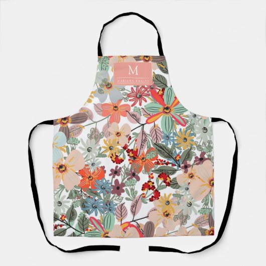 Romantic Floral soft Pink Green Pach Classic Schort (Voorkant)