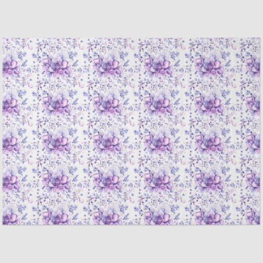 Romantic Floral Tissuepapier (Voorkant)