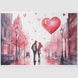 Romantic Floral Tissuepapier