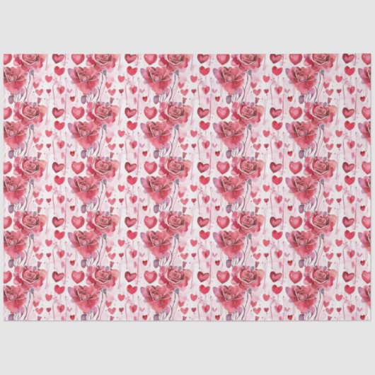 Romantic Floral Tissuepapier (Voorkant)