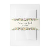 Romantic floral uitnodigingen wikkel (Voorkant Voorbeeld)