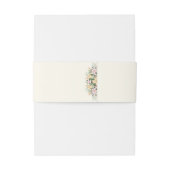 Romantic floral uitnodigingen wikkel (Achterkant Voorbeeld)