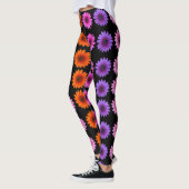 Romantic Floral Valentijnsdag Black Leggings (Links)