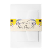 Romantic Floral | Weddenschap Belly Band Uitnodigingen Wikkel (Voorkant Voorbeeld)