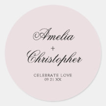 Romantic Floral Wedding Collectie Sticker