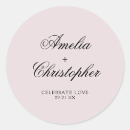 Romantic Floral Wedding Collectie Sticker
