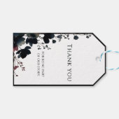 Romantic Floral Wedding Soft Elegant Cadeaulabel (Voorkant (Horizontaal))