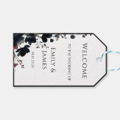 Romantic Floral Wedding Soft Elegant Cadeaulabel (Voorkant (Horizontaal))