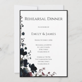 Romantic Floral Wedding Soft Elegant Kaart