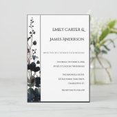 Romantic Floral Wedding Soft Elegant Kaart (Staand voorkant)