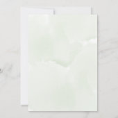 Romantic Floral Wildflower Vrijgezellenfeest Kaart (Achterkant)