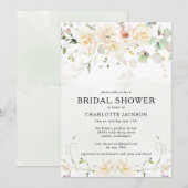 Romantic Floral Wildflower Vrijgezellenfeest Kaart (Voorkant / Achterkant)