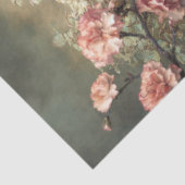 Romantic Florals, Sage Green Baroque Vase Tissuepapier (Detail)