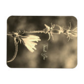 Romantic Flower Boho – Botanical Fantasy Thank You Magneet (Horizontaal)