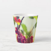 Romantic Flower Boho – Botanical Fantasy Thanks Latte Mok (Voorkant)