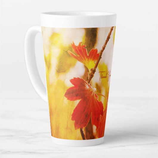 Romantic Flower Boho – Botanical Fantasy Thanks Latte Mok (Linkerhoek)