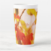 Romantic Flower Boho – Botanical Fantasy Thanks Latte Mok (Voorkant)