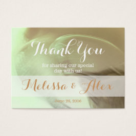 Romantic Flower Detail - Bedankt Visitekaartje