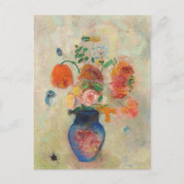 Romantic Flower Vase - Odilon Redon Briefkaart