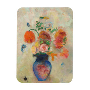 Romantic Flower Vase - Odilon Redon Magneet