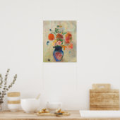 Romantic Flower Vase - Odilon Redon Poster (Keuken)