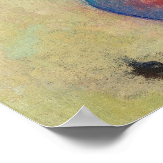 Romantic Flower Vase - Odilon Redon Poster (Hoek)