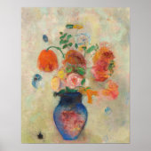 Romantic Flower Vase - Odilon Redon Poster (Voorkant)