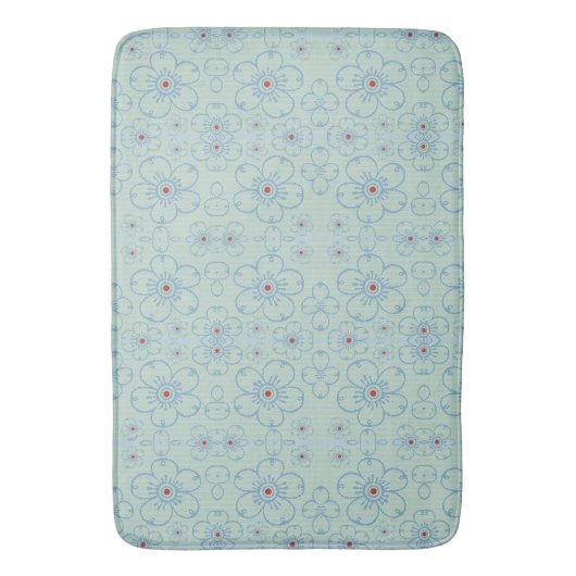 Romantic Flowers - Bath Mat (Voorkant Verticaal)