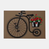 Romantic  Flowers Bike Deurmat (Voorkant)