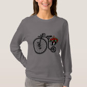 Romantic Flowers Bike T-shirt (Voorkant)