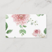 Romantic Flowers Book for Baby Enclosure Kaart (Achterkant)