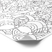 Romantic Flowers - Geavanceerde pagina voor kleure Poster (Hoek)