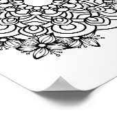 Romantic Flowers - Geavanceerde pagina voor kleure Poster (Hoek)