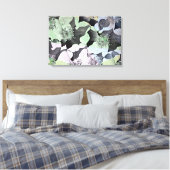 Romantic Flowers in bloemontwerp Canvas Afdruk (Insitu (Slaapkamer))