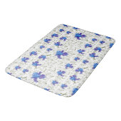 Romantic flowers in English cottage garden Badmat (Gekanteld)