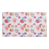 Romantic flowers in English cottage garden Kussensloop (Achterkant)