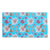 Romantic flowers in English cottage garden Kussensloop (Achterkant-Links)