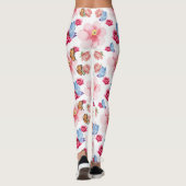 Romantic flowers in English cottage garden Leggings (Achterkant)