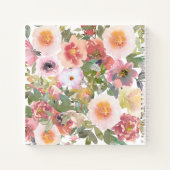 Romantic Flowers Notitieboek (Achterkant)