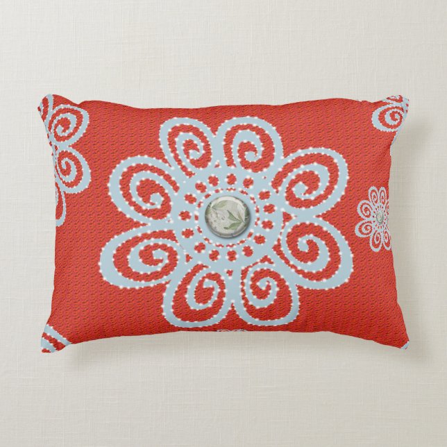 Romantic Flowers - Pillow Decoratief Kussen (Voorkant)