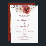 Romantic Foto Burgundy Eucalyptus Weddenschap Kaart<br><div class="desc">Romantic Foto of Afbeelding Chic and Modern Burgundy Floral Flowers Boho Bohemian Botanical Eucalyptus Greenery and Red Roses Waterverf Wedding Autumn (Herfst),  Winter,  Spring of Summer Invitations - bevat prachtige en elegante scripttypografie voor de speciale huwelijksfeestdag.</div>