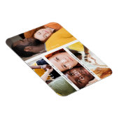 Romantic Four Wedding Verloving Foto's Collage Magneet (Rechterzijde)