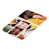 Romantic Four Wedding Verloving Foto's Collage Magneet (Linkerzijde)